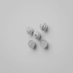 Comparaison des motifs — poignée de meuble Rond Classica White Snow M — Holdon Paris