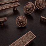 Bouton Lion Cuivre Cuisine