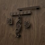 Comparaison des silhouettes — poignée de meuble Rosace Bronze Mat L — Holdon Paris