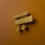 Comparaison des silhouettes — poignée de meuble Rosace Golden Sun S — Holdon Paris