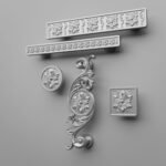 Comparaison des silhouettes — poignée de meuble Rosace Gris argenté M — Holdon Paris