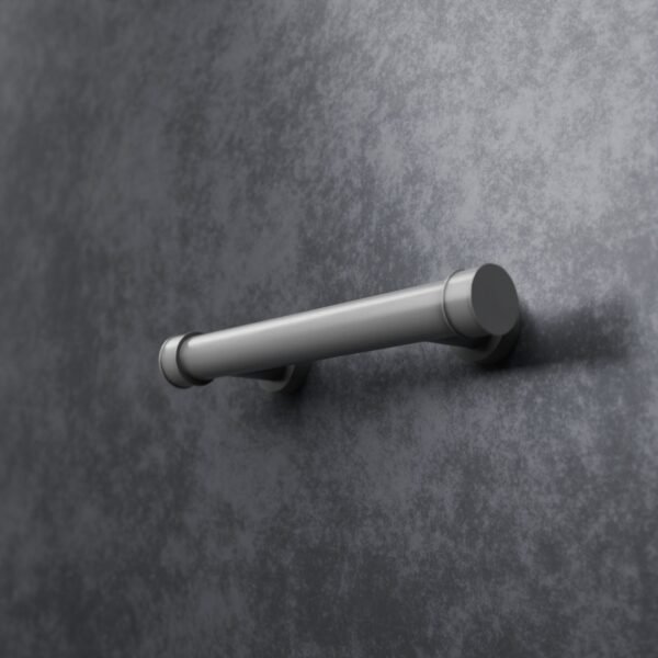 Florentine Column, S, Satin Aluminum