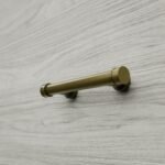 Florentine Column, S, Satin Brass