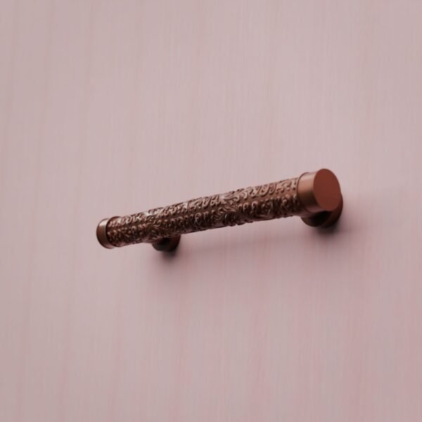 Florentine Column, Scrollwork, M, Satin Copper