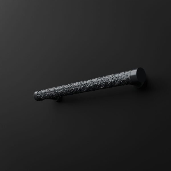 Florentine Column, Scrollwork, XL, Titanium Gray