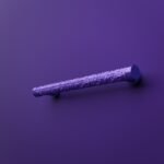 Colonne Florentine Rinceaux Lilas Sombre - Holdon Paris