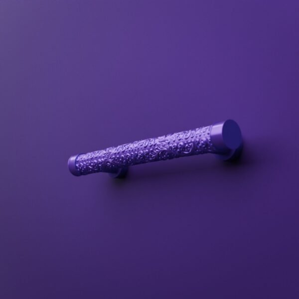Florentine Column, Scrollwork, M, Dark Lilac