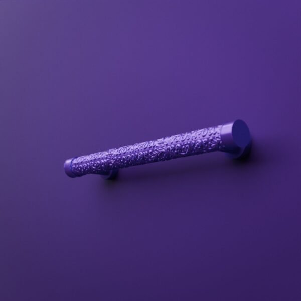 Florentine Column, Scrollwork, L, Dark Lilac