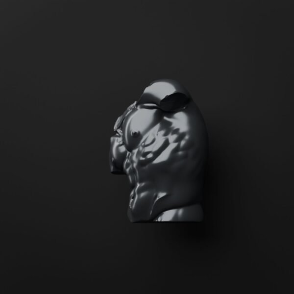 Florentine Torso, L, Titanium Gray