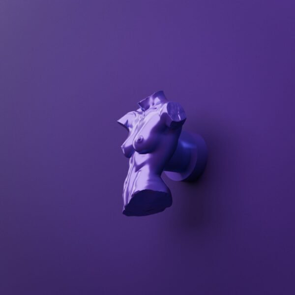 Venetian Torso, M, Dark Lilac