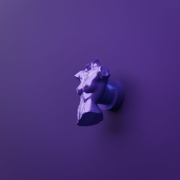 Venetian Torso, S, Dark Lilac