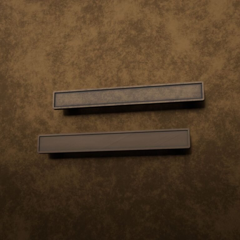 Comparaison des finitions — poignée de meuble Barre Palazzo Essentiel Bronze XL — Holdon Paris