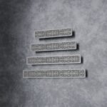 Palazzo Bar, Scrollwork, S, Satin Aluminum, size comparison