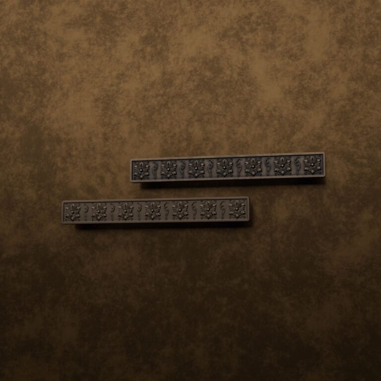 Palazzo Bar, Rosette, XL, Antique Bronze, finish comparison