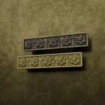 Palazzo Bar, Rosette, S, Satin Brass, finish comparison