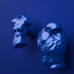 Comparaison des silhouettes — poignée de meuble Bleu Electrique M — Holdon Paris