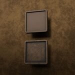 Comparaison des finitions — poignée de meuble Carré Palazzo Essentiel Bronze M — Holdon Paris
