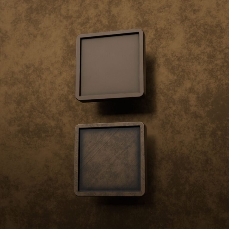 Comparaison des finitions — poignée de meuble Carré Palazzo Essentiel Bronze M — Holdon Paris