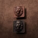 Comparaison des finitions — poignée de meuble Carré Palazzo Lion Endormi Cuivre L — Holdon Paris