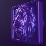 Vidéo — Carré Palazzo — Lion Endormi — S — Lilas Sombre