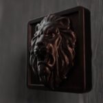 Palazzo Square, Roaring Lion, S, Antique Bronze, vidéo