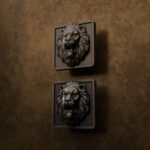 Comparaison des finitions — poignée de meuble Carré Palazzo Lion Rugissant Bronze L — Holdon Paris