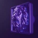 Palazzo Square, Roaring Lion, S, Dark Lilac, vidéo
