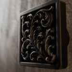 Vidéo — Carré Palazzo — Rinceaux — M — Bronze Mat