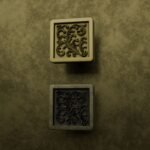 Comparaison des finitions — poignée de meuble Carré Palazzo Rinceaux Laiton S — Holdon Paris