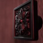 Palazzo Square, Rosette, S, Antique Copper, vidéo