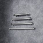 Florentine Column, S, Satin Aluminum, size comparison