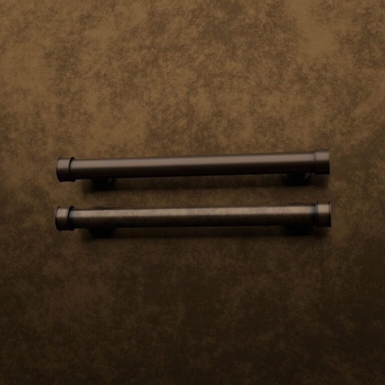 Comparaison des finitions — poignée de meuble Colonne Florentine Essentiel Bronze L — Holdon Paris