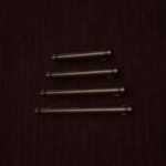 Florentine Column, S, Antique Copper, size comparison