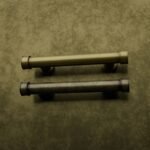 Florentine Column, S, Satin Brass, finish comparison