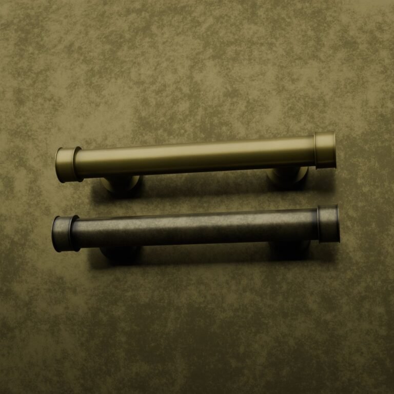 Comparaison des finitions — poignée de meuble Colonne Florentine Essentiel Laiton S — Holdon Paris