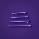 Florentine Column, S, Dark Lilac, size comparison