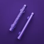 Florentine Column, Scrollwork, S, Dark Lilac, pattern comparison