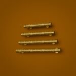 Comparaison des tailles — poignée de meuble Colonne Florentine Rinceaux Golden Sun — Holdon Paris