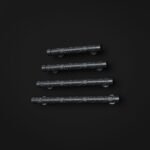 Florentine Column, Scrollwork, S, Titanium Gray, size comparison