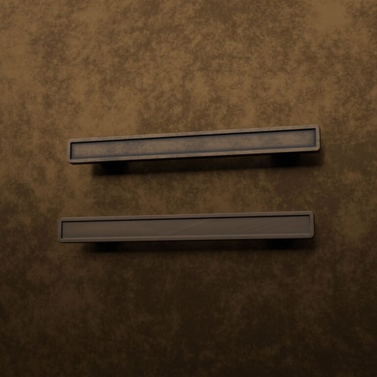 Comparaison des finitions — poignée de meuble Demibarre Palazzo Essentiel Bronze M — Holdon Paris