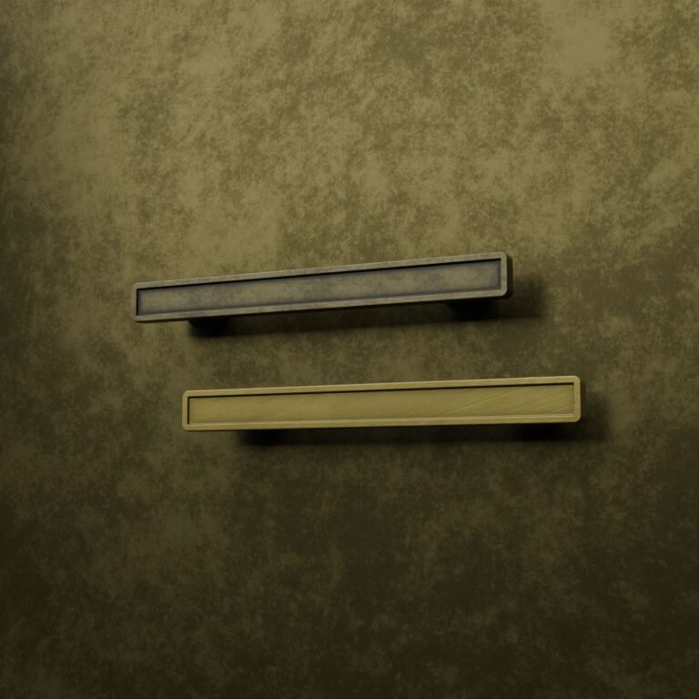 Comparaison des finitions — poignée de meuble Demibarre Palazzo Essentiel Laiton M — Holdon Paris