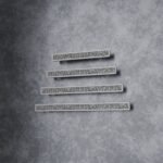 Palazzo Slim Bar, Scrollwork, S, Satin Aluminum, size comparison