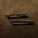 Palazzo Slim Bar, Scrollwork, S, Antique Bronze, finish comparison