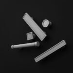 Comparaison des silhouettes — poignée de meuble Essentiel Aluminium Satiné S — Holdon Paris