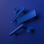 Comparaison des silhouettes — poignée de meuble Essentiel Bleu Electrique S — Holdon Paris