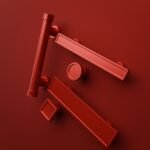 Florentine Column, S, Candy Red, silhouette comparison