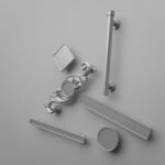Comparaison des silhouettes — poignée de meuble Essentiel Gris argenté L — Holdon Paris