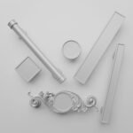 Comparaison des silhouettes — poignée de meuble Essentiel White Snow M — Holdon Paris