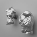 Comparaison des silhouettes — poignée de meuble Gris argenté L — Holdon Paris
