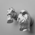 Comparaison des silhouettes — poignée de meuble Gris argenté S — Holdon Paris
